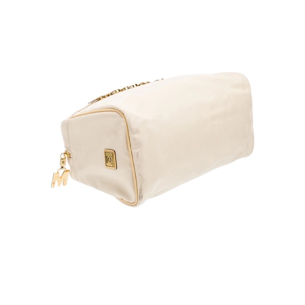 MOSCHINO Cream and Gold Nylon Shoulder Bag - Picture 4 of 4
